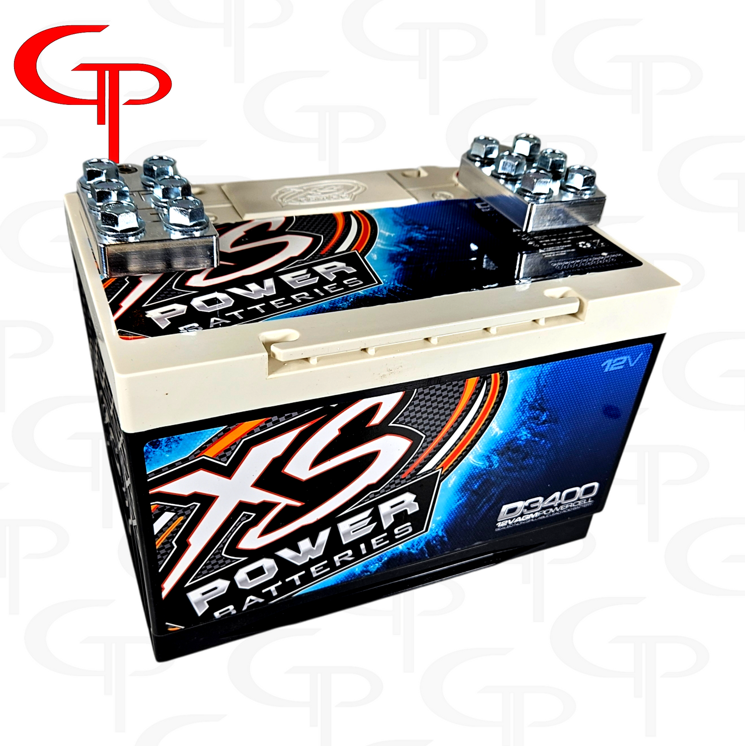 *XS POWER D3400 + GP 6 SPOT BOLT DOWN TERMINALS
