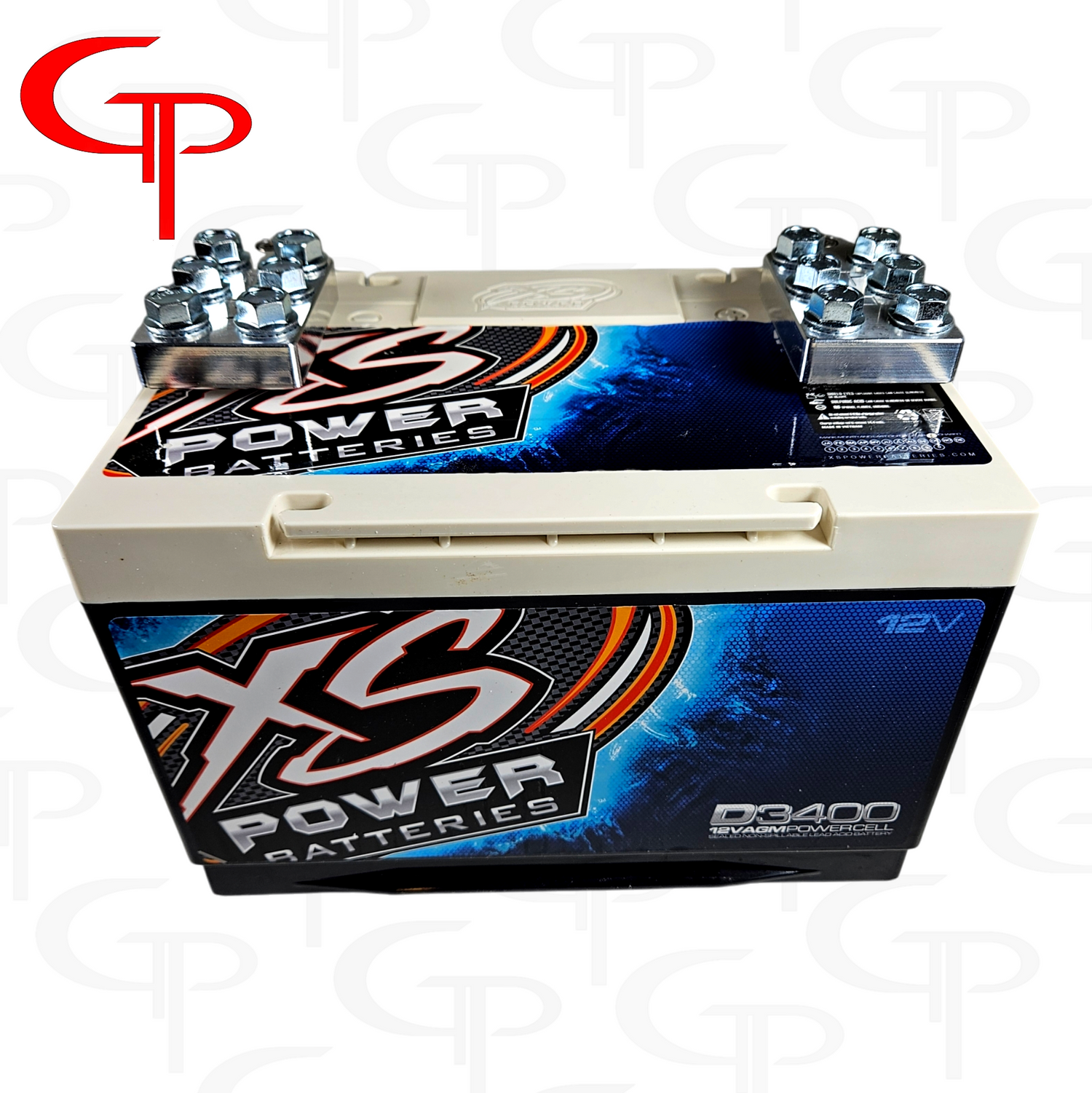 *XS POWER D3400 + GP 6 SPOT BOLT DOWN TERMINALS