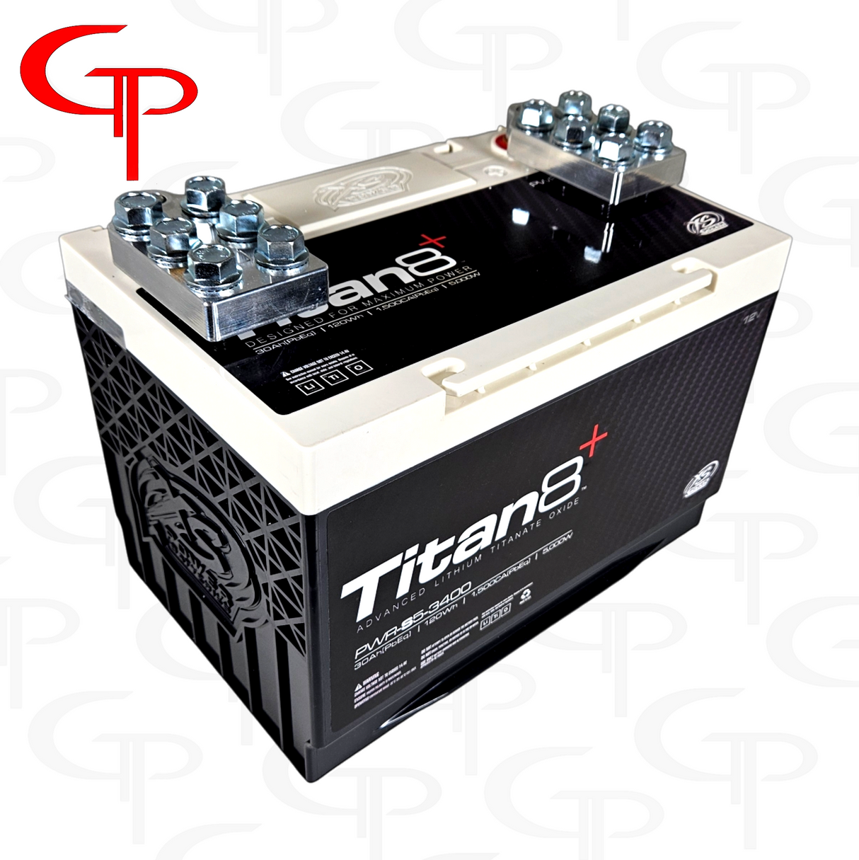 *XS POWER TITAN 8 3400 + FREE GP BOLT DOWN 6 SPOT TERMINALS