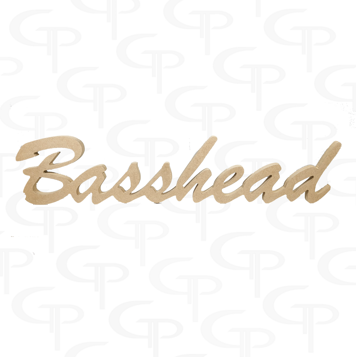 *Basshead Home Decor Sign Cursive 30"