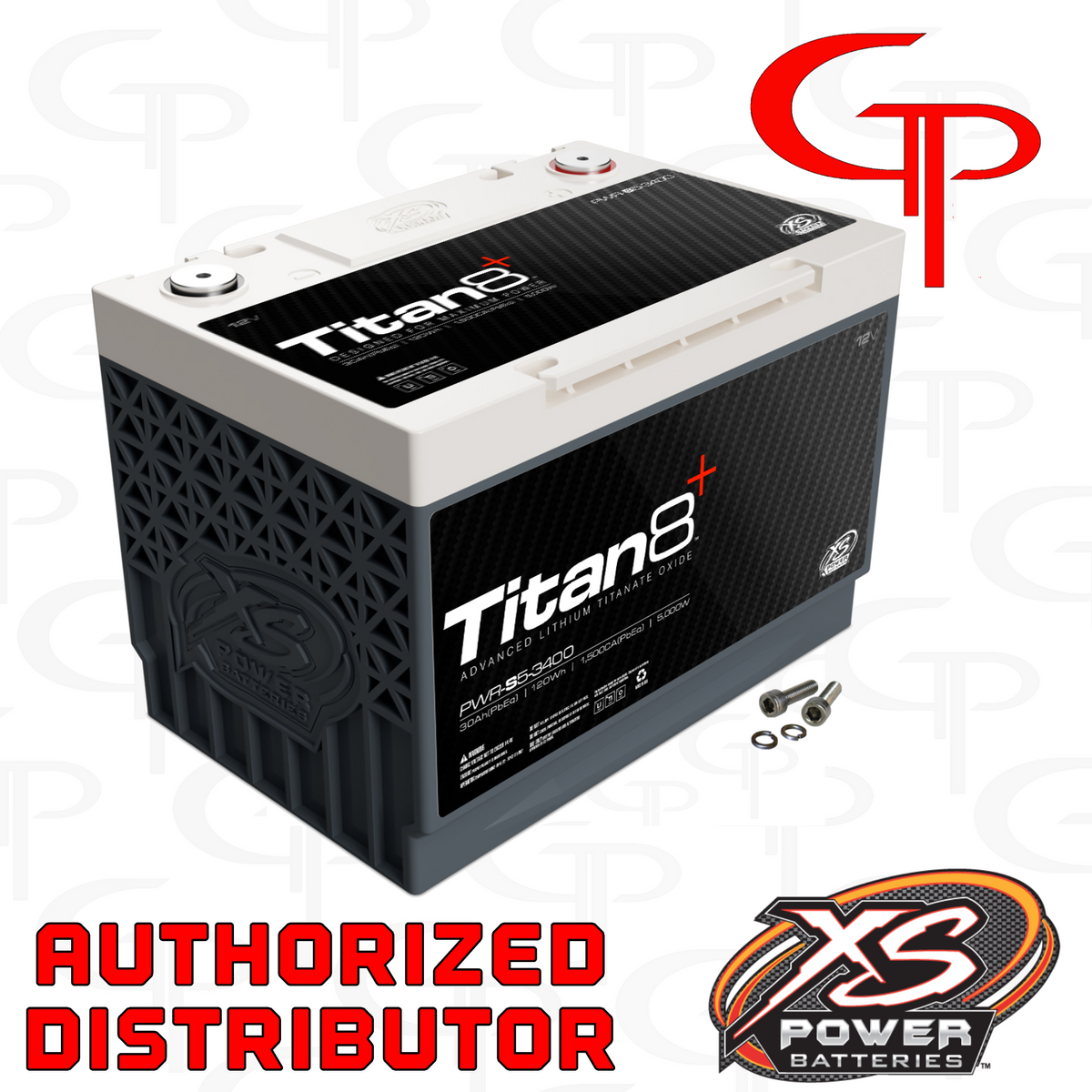 XS Power TITAN8 PWR-S5 3400 12V Lithium Car Audio Battery – GP Car