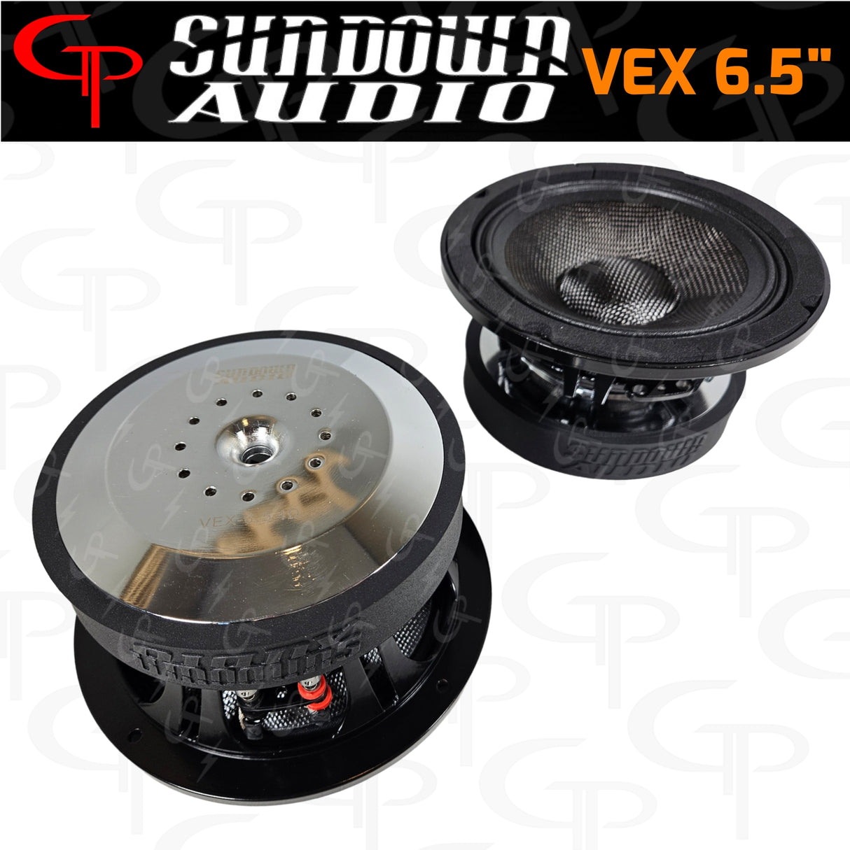 Sundown Audio VEX 6.5" 200 Watt Pro Audio Midrange Speakers 4 ohm (Pair)
