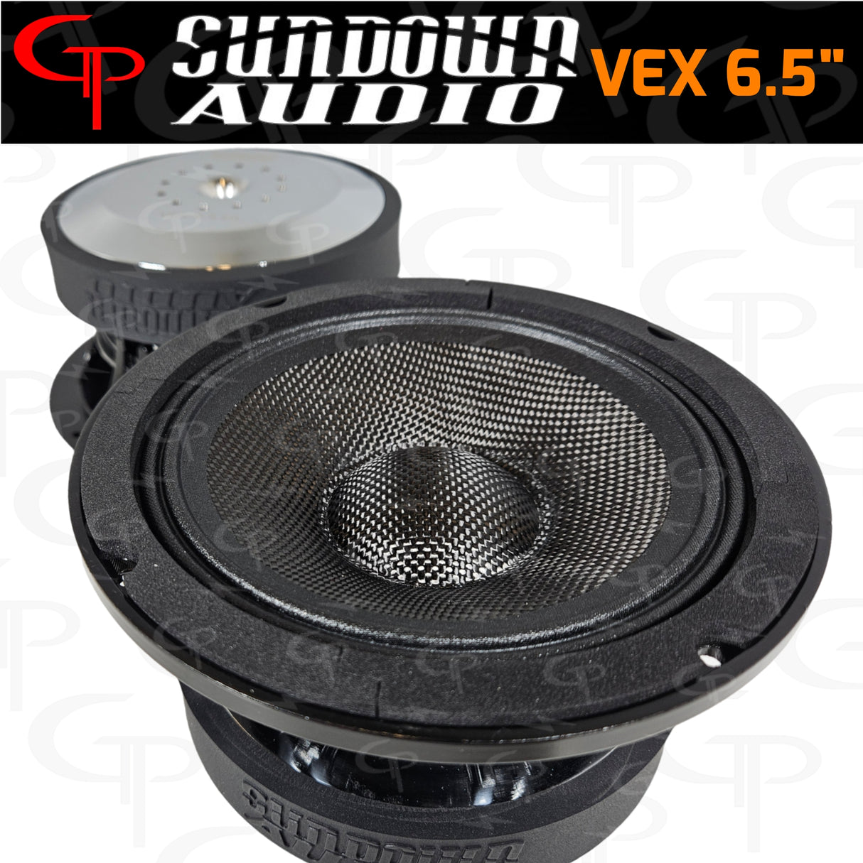Sundown Audio VEX 6.5" 200 Watt Pro Audio Midrange Speakers 4 ohm (Pair)