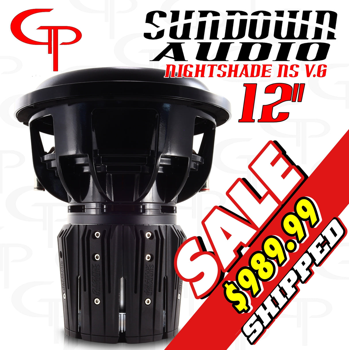 Sundown Audio Nightshade NS v.6 12" 3500 watt Subwoofer D1/D2