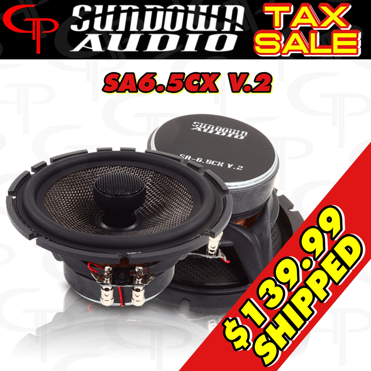 SA-6.5CX V.2 6.5" Coaxial Speaker Set (1 Pair)