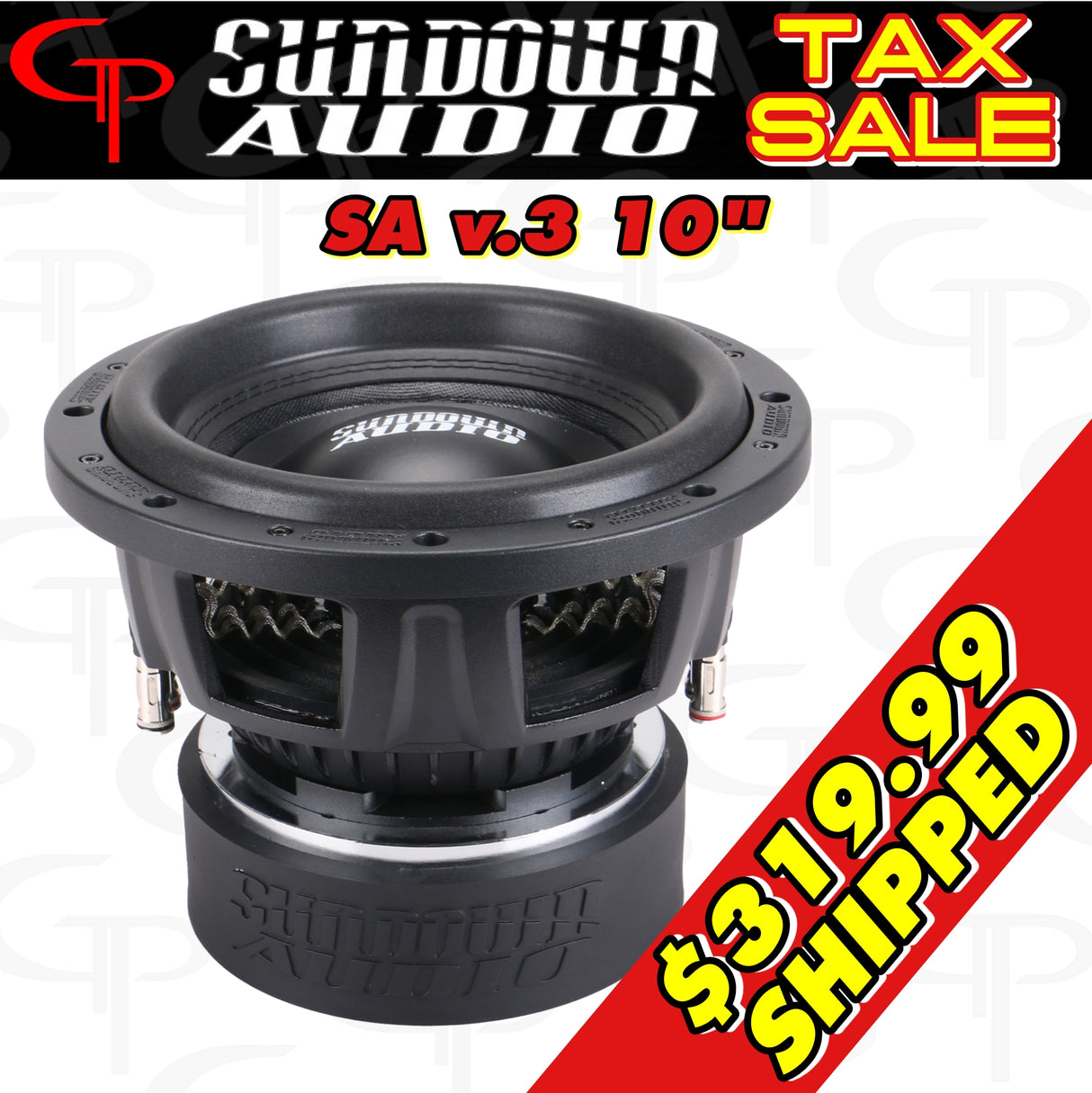 Sundown Audio SA-10 v.3 1500 watt DVC Subwoofer
