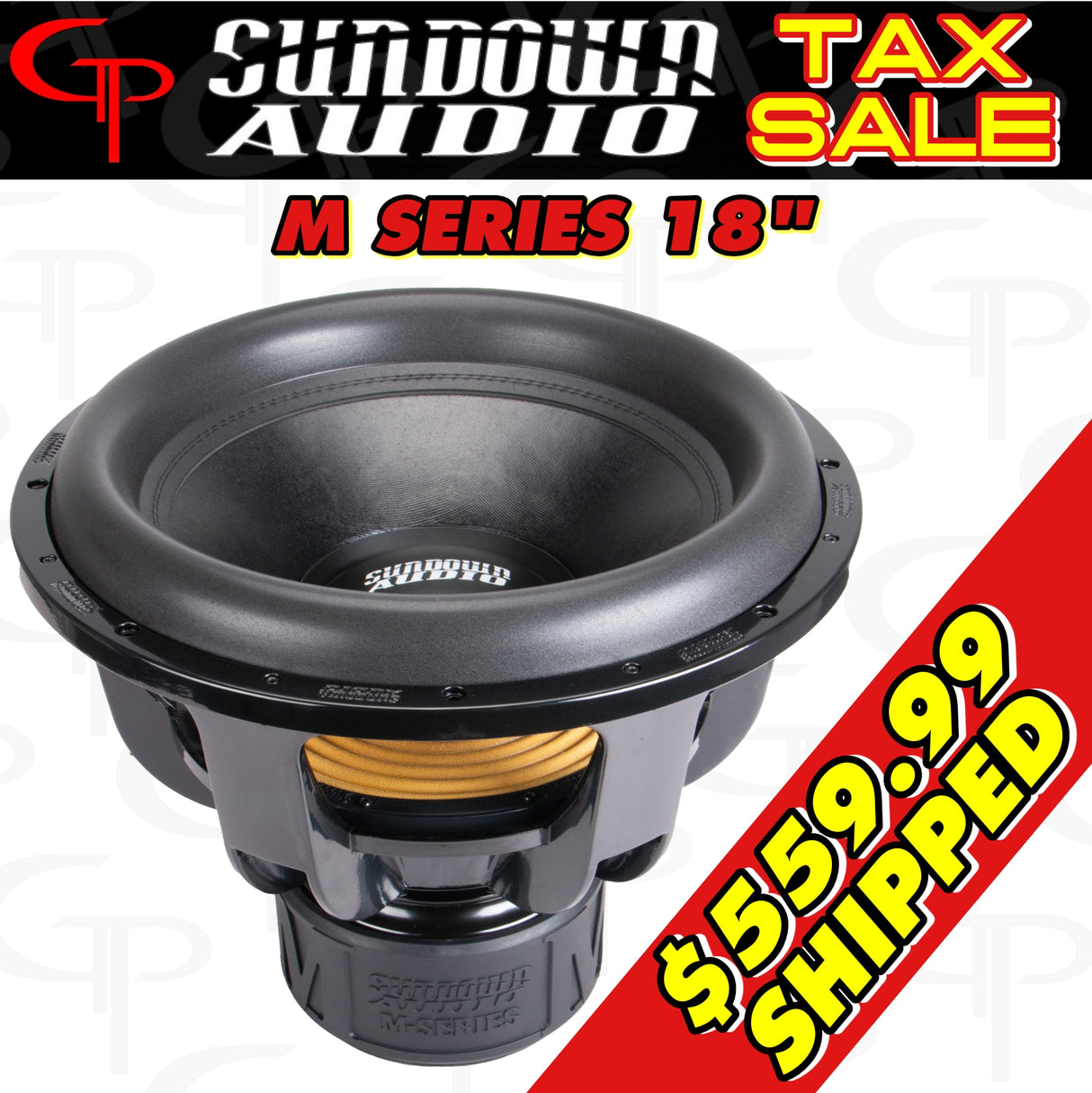 Sundown Audio M-Series M18 18" 2000W Subwoofer