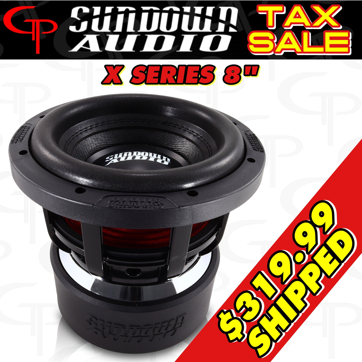 Sundown Audio X V.4 8" 1250 watt Subwoofer