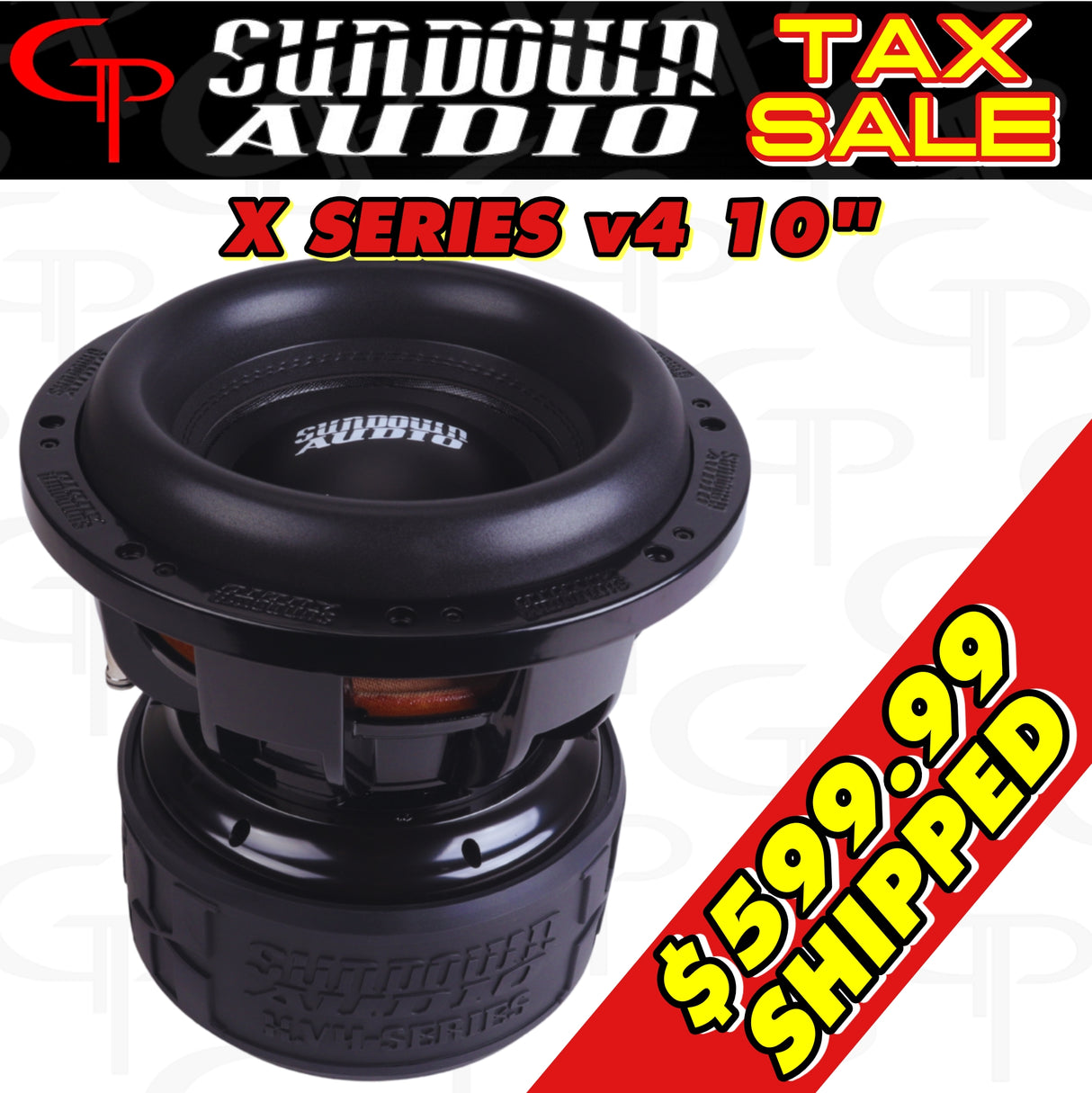 Sundown Audio X 10 XV4 3000 watt Subwoofer D1/D2