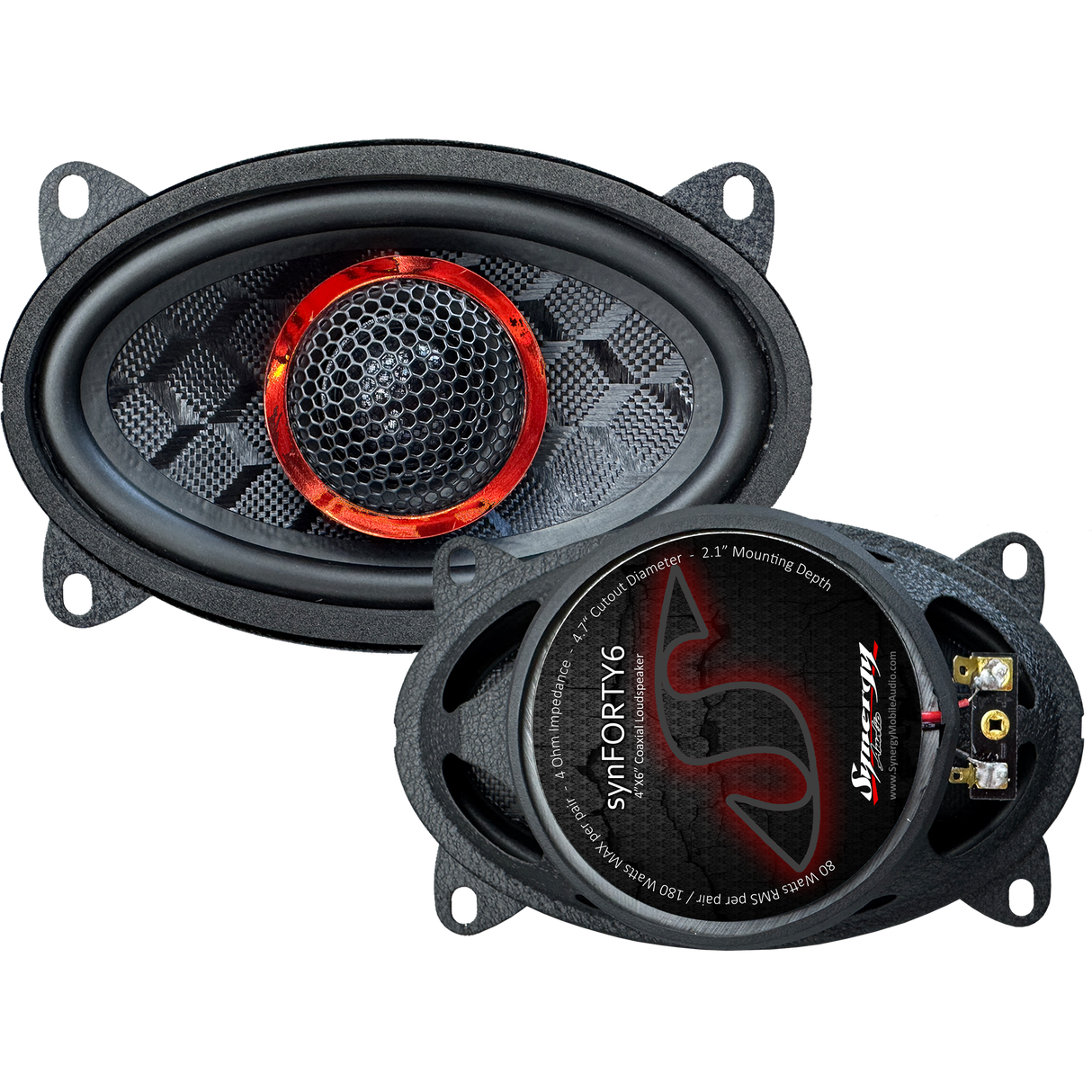 Synergy SYN Series synFOURSIX 4"x6" Coaxial Speaker (pair)
