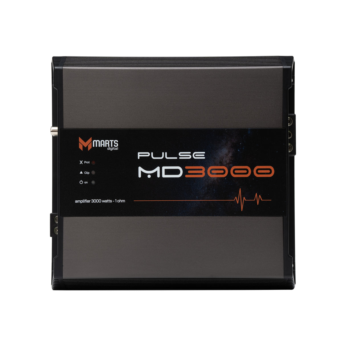 MARTS PULSE MD 3000 1 OHM 3000 WATT FULL RANGE 1 CHANNEL AMPLIFIER