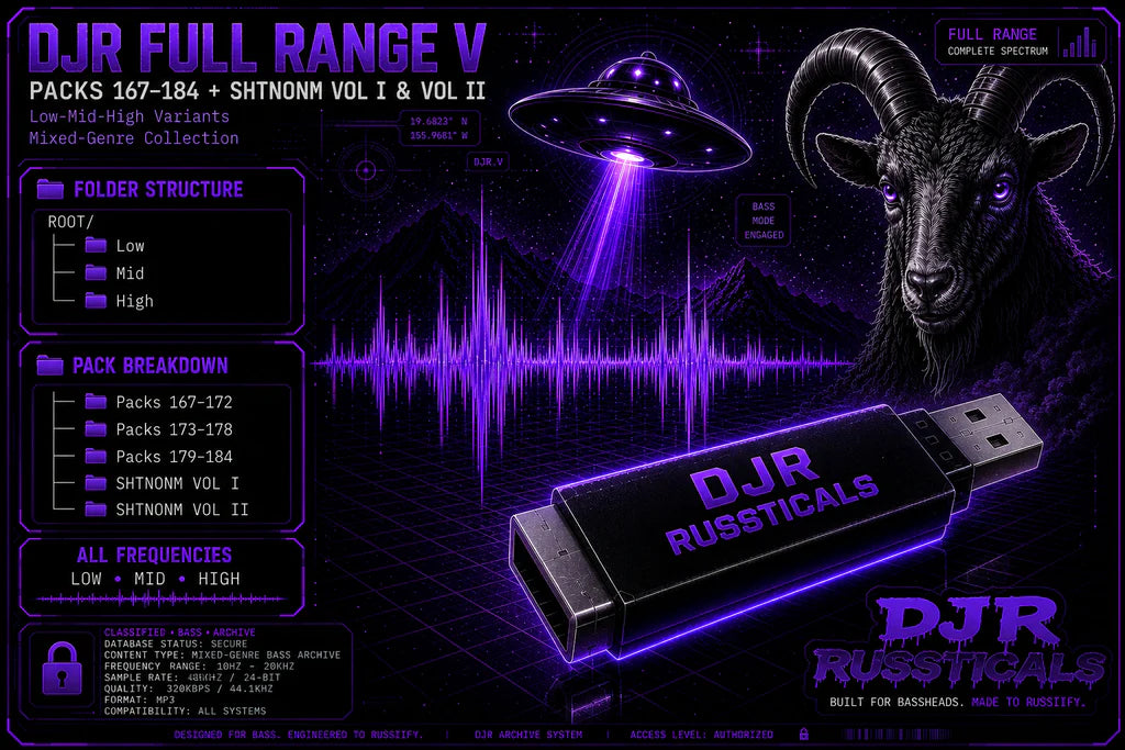 DJ Rusticals SB FULL RANGE V 167-184 + SHTNONM VOL 1 & 2