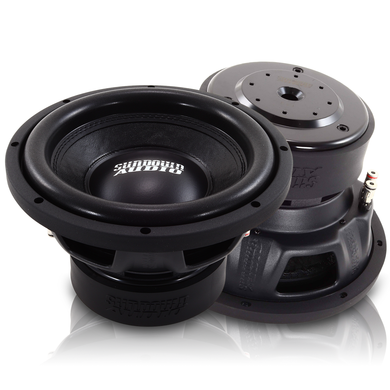 LOADED TRU SPEC Prefab 2x 10" Sub Up Port Back Subwoofer Enclosure Sundown Ev.4 10"