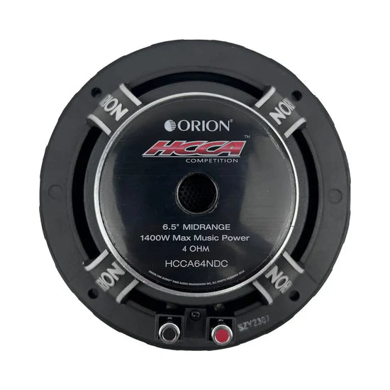 *CLOSEOUT* ORION HCCA 6.5" NEODYMIUM MIDRANGE SPEAKERS 350 WATTS RMS DUSTCAP