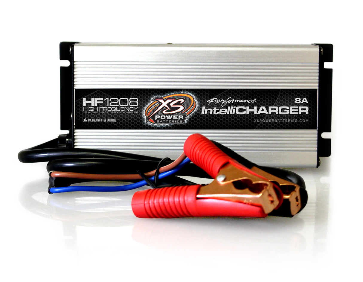 XS Power HF1208 IntelliCharger 8A 12V Car Audio Battery Charger