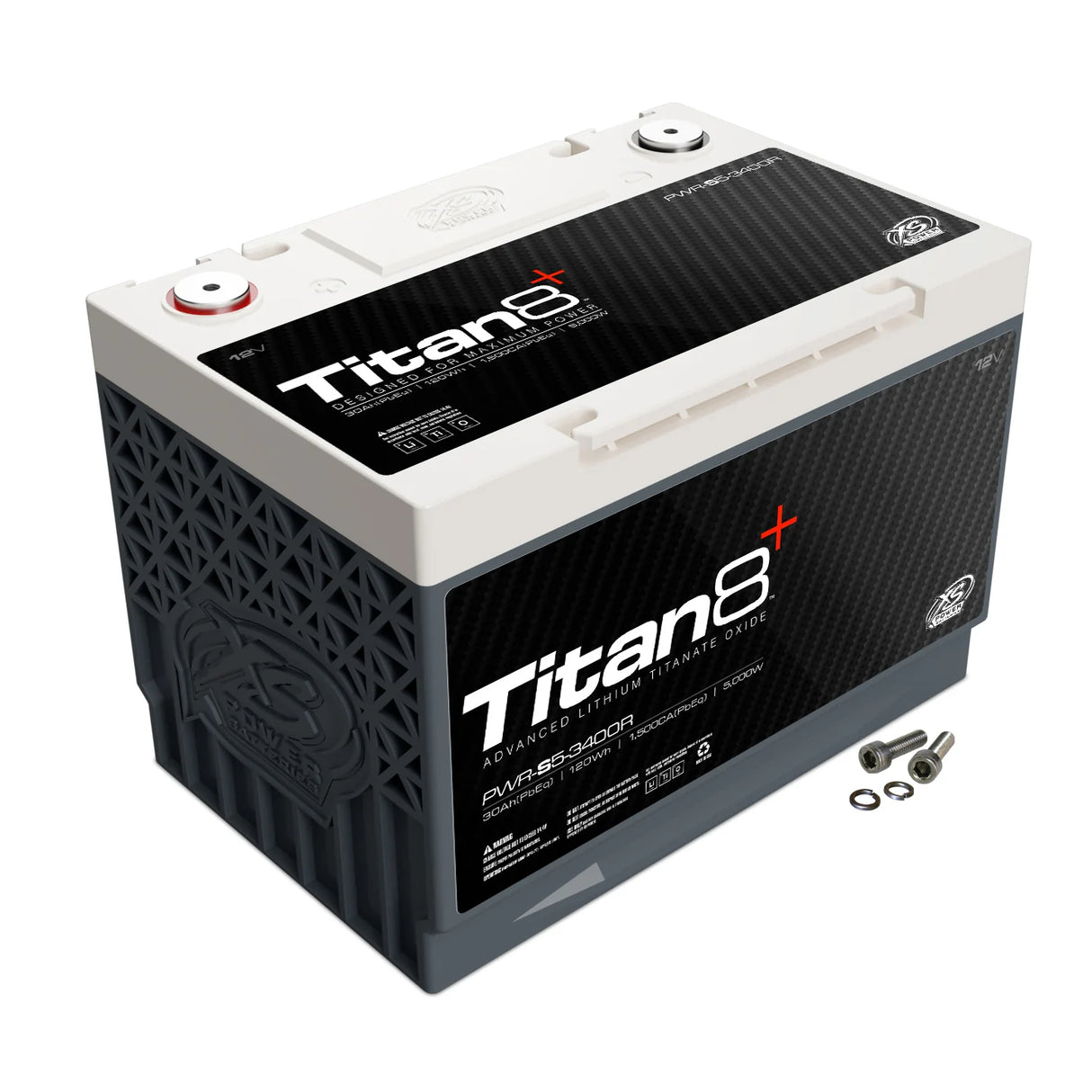 XS Power TITAN8 PWR-S5 3400R 12V Lithium Car Audio Battery