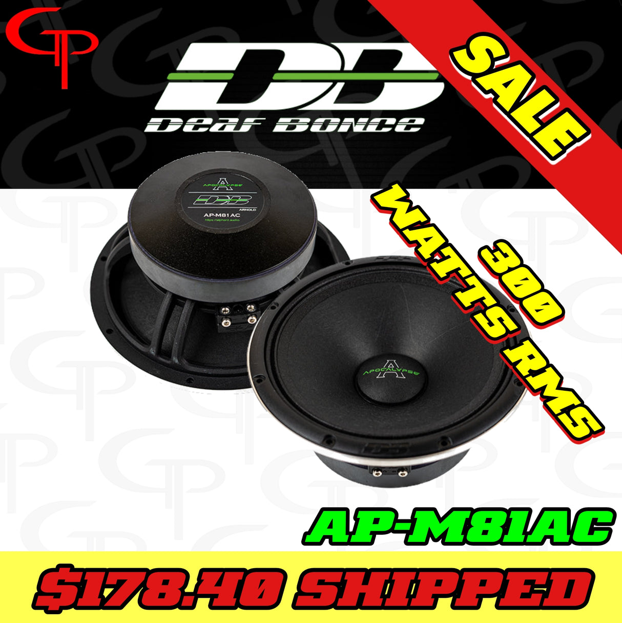 Apocalypse AP-M81AC | 8" Mid-Range Speakers (Pair)