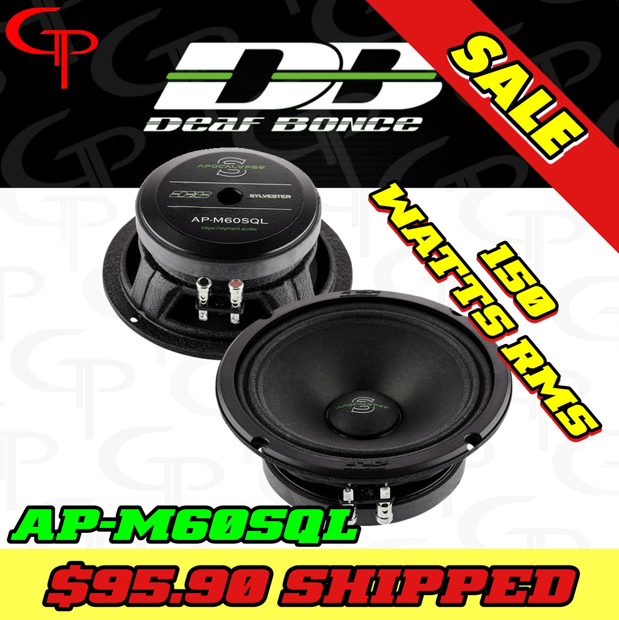 Apocalypse AP M60SQL | 6.5" Mid-Range Speakers (Pair)