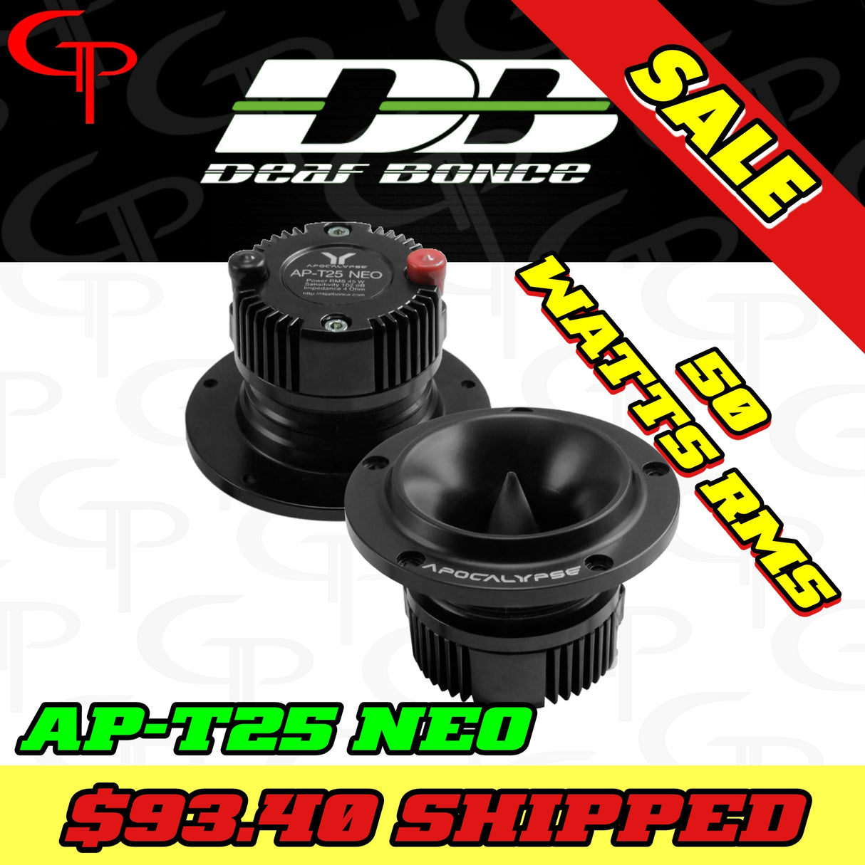 Deaf Bonce AP T25 NEO Super Tweeters (pair)