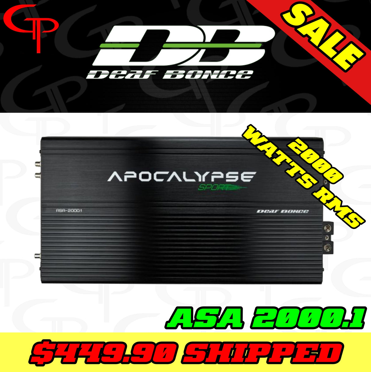 Apocalypse ASA-2000.1 | 2000 Watt Power Amplifier