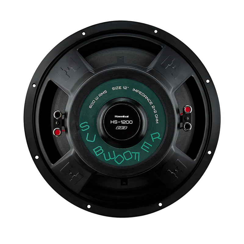 HANNIBAL HS-1200 D2/D4 600w RMS 12" Subwoofer