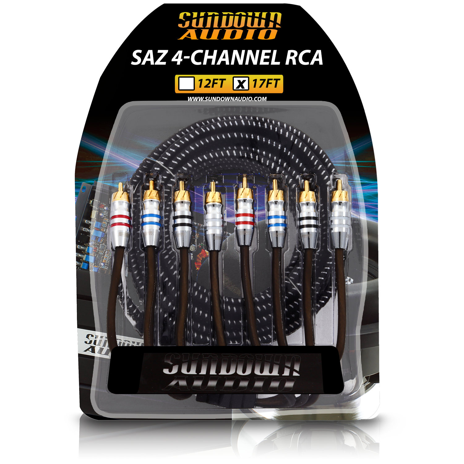 SAZ RCA - 4 Channel - 17 ft Hi-Fi