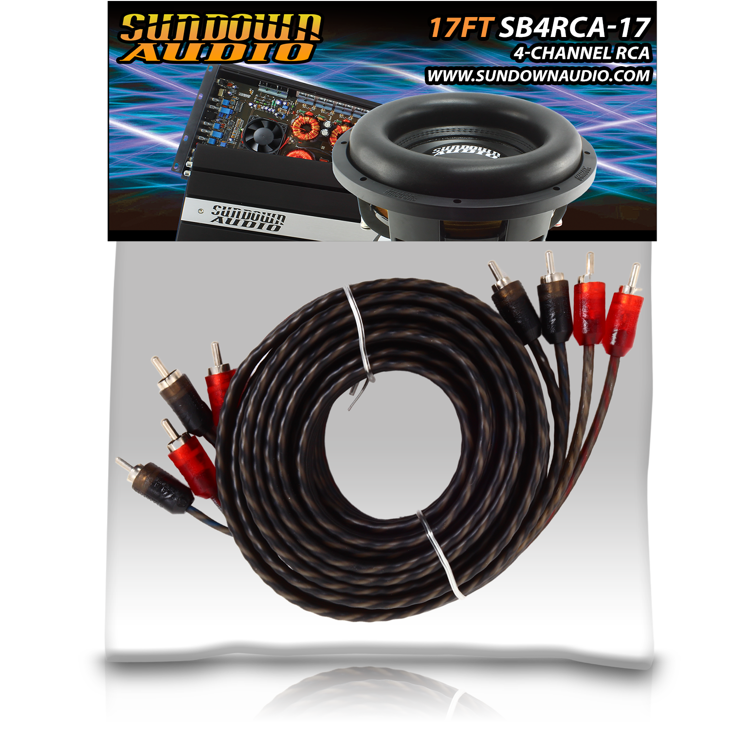SB4-17 RCA - 4 Channel - 17 ft Standard