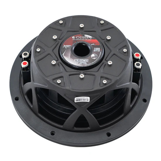 *CLOSEOUT* ORION XTR10 Shallow Subwoofer 10" DVC 2/4-Ohm 400 Watts RMS 1600 Watts MAX