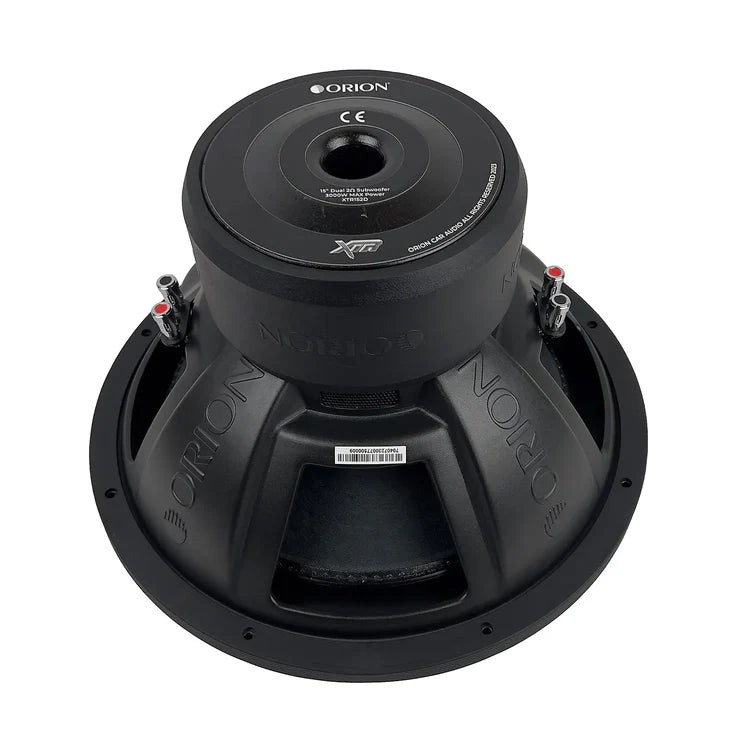 *CLOSEOUT* ORION XTR15D  Subwoofer 15" DVC 2/4-Ohm 750 Watts RMS | 3000 Watts MAX