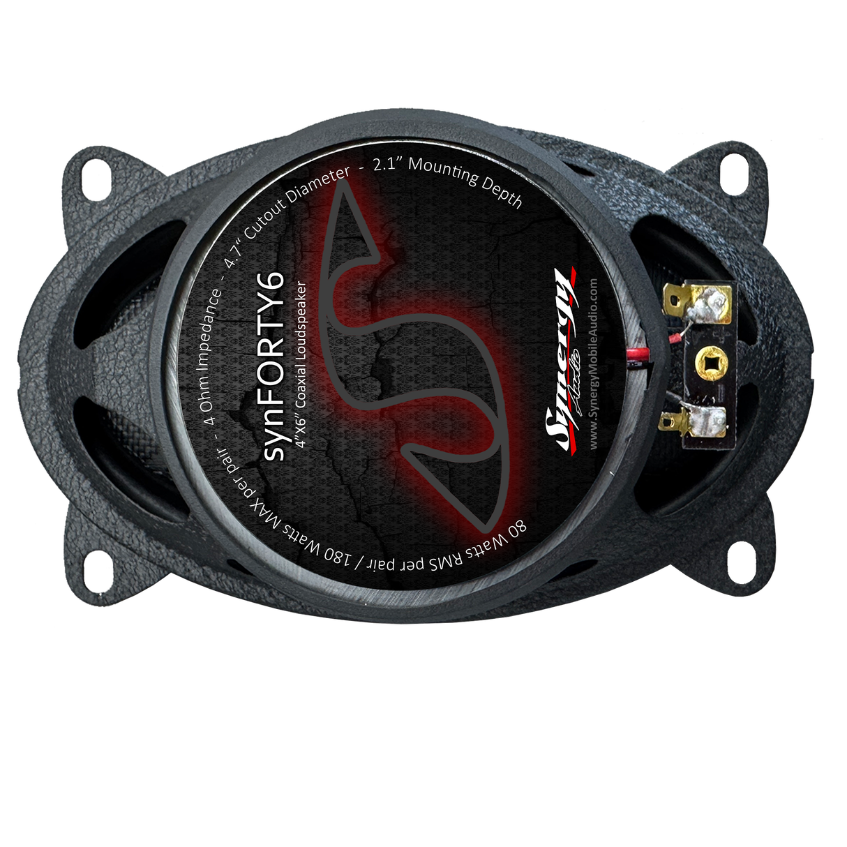 Synergy SYN Series synFOURSIX 4"x6" Coaxial Speaker (pair)