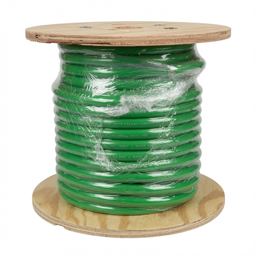 Bulk 1/0 AWG OFC Tru Spec #TeamWeldingWire Copper Wire GREEN