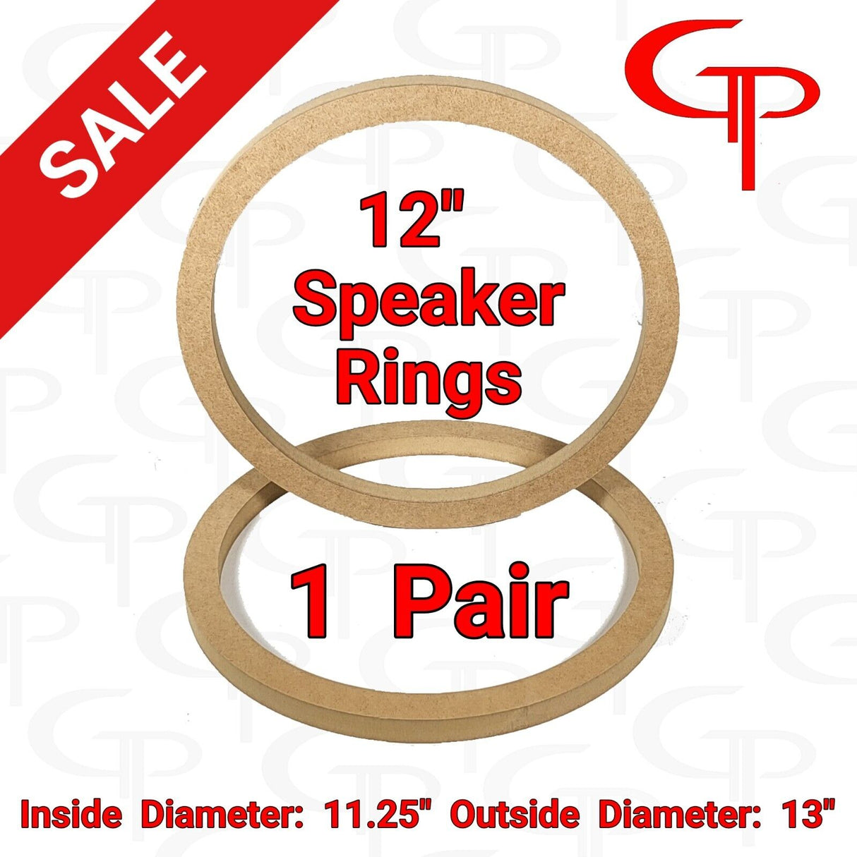 12" Speaker Rings Pair