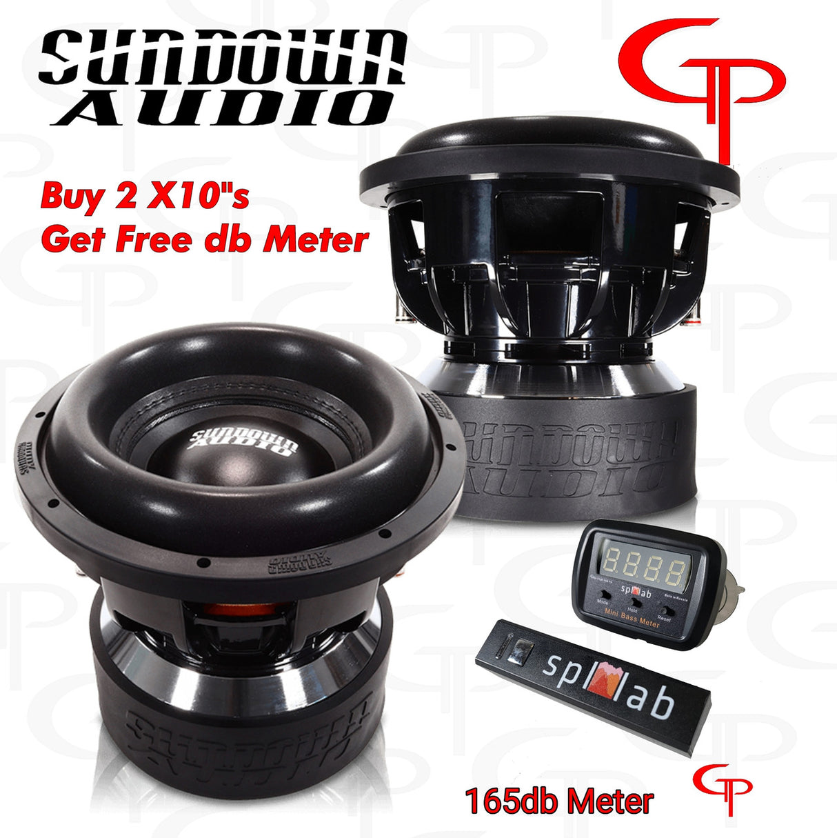 Sundown Audio X 10 v.3 2500 watt Subwoofer D1/D2
