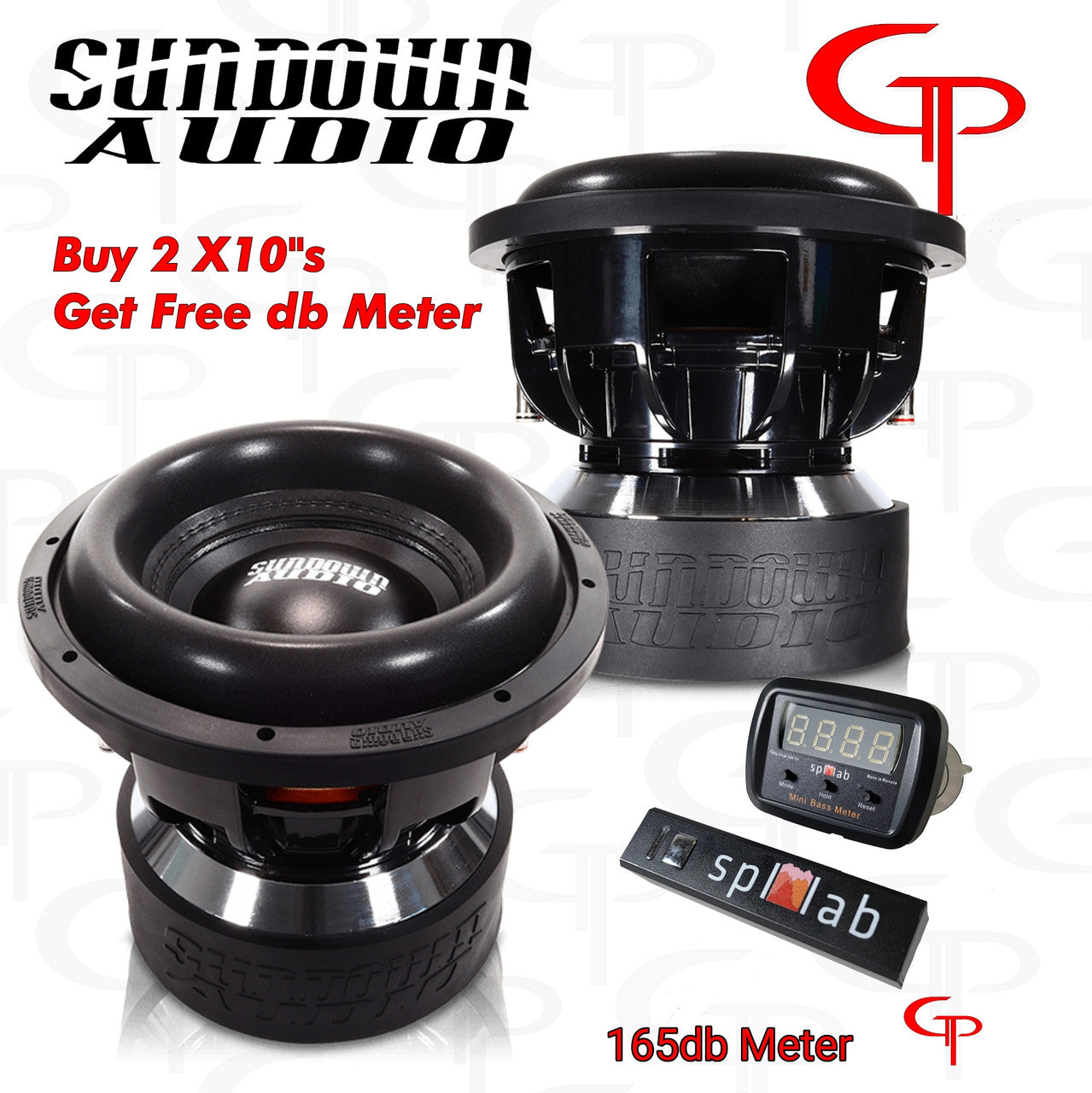 Sundown Audio X 10 v.3 2500 watt Subwoofer D1/D2