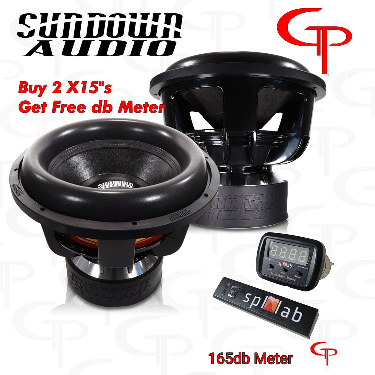 Sundown Audio X-15 v.3 2500 watt Subwoofer D1/D2