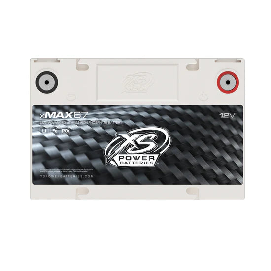 XS Power XMAX 67 Lithium Battery w/ 6 Spot Bolt Down Terminals 67AH
