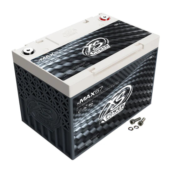 XS Power XMAX 67 Lithium Battery w/ 6 Spot Bolt Down Terminals 67AH