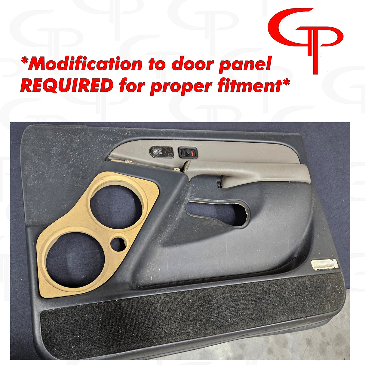 DOORBUSTER GM 00-06 Silverado Tahoe Yukon Suburban Front Door Baffles Flush Mount 2x 6.5" + Tweeter