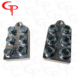 GP Audio Bolt Down Style 6 Spot Machined Battery Terminals