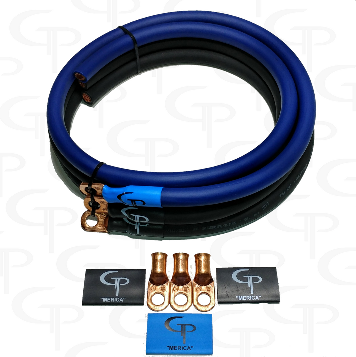 1/0 AWG Big 3 Upgrade Kit GP Merica NO BS OFHC CABLE