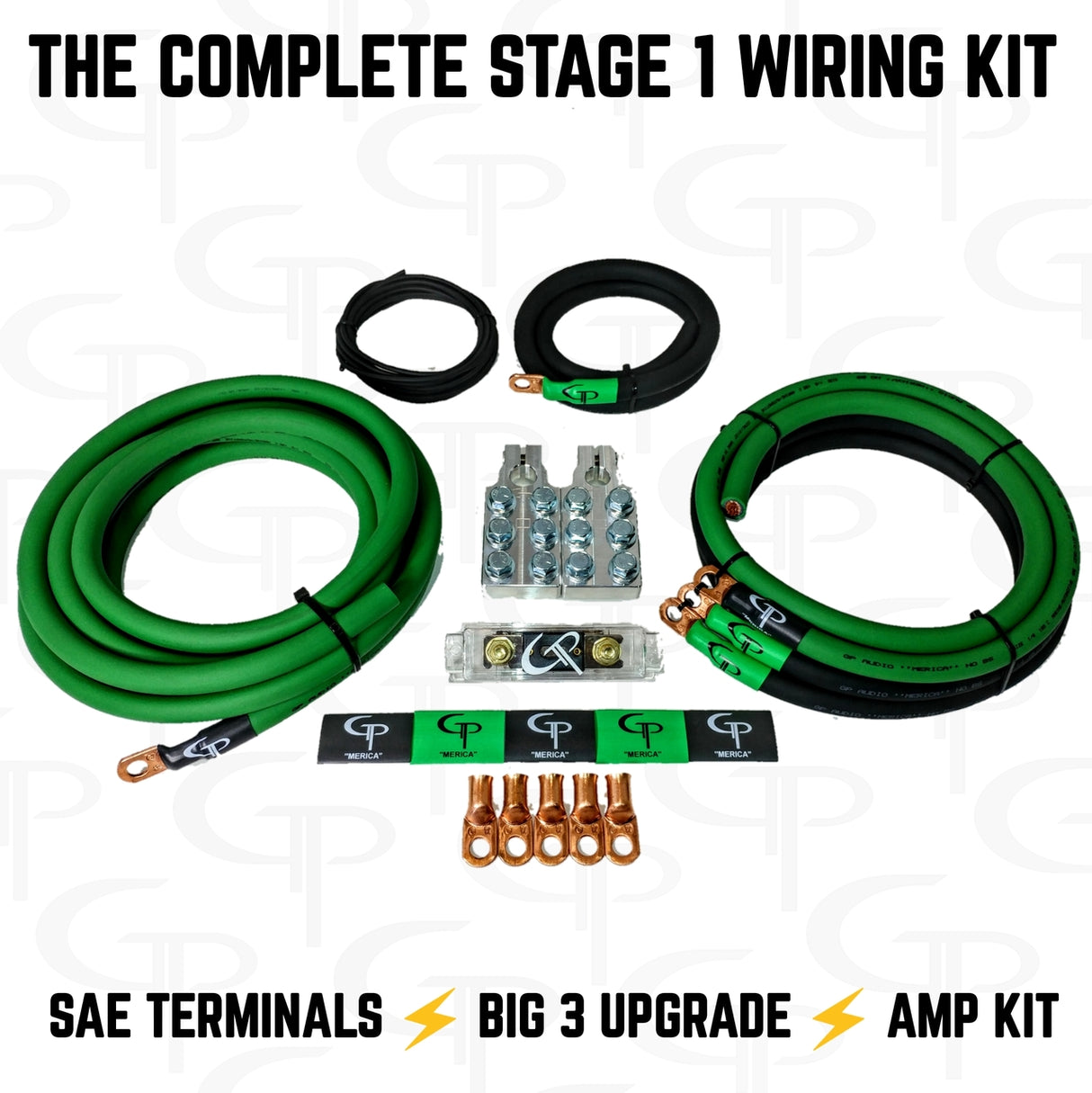 *The Complete: 1/0 AWG Stage 1 Wiring Kit