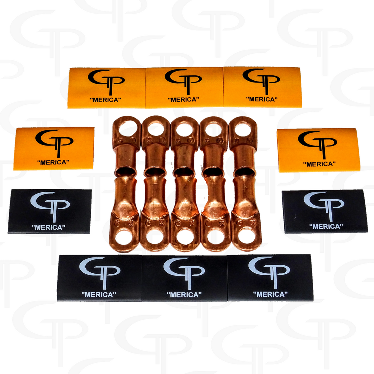 1/0 AWG COPPER LUGS & GP HEAT SHRINKS