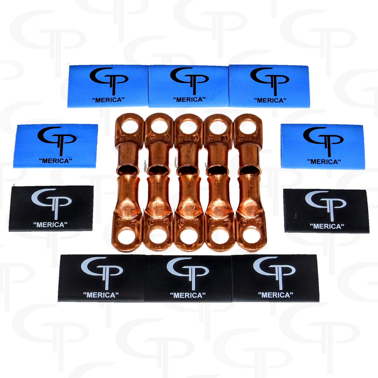 1/0 AWG COPPER LUGS & GP HEAT SHRINKS