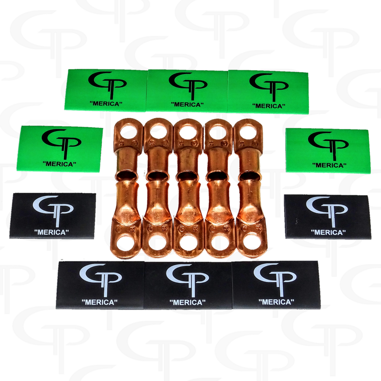 1/0 AWG COPPER LUGS & GP HEAT SHRINKS