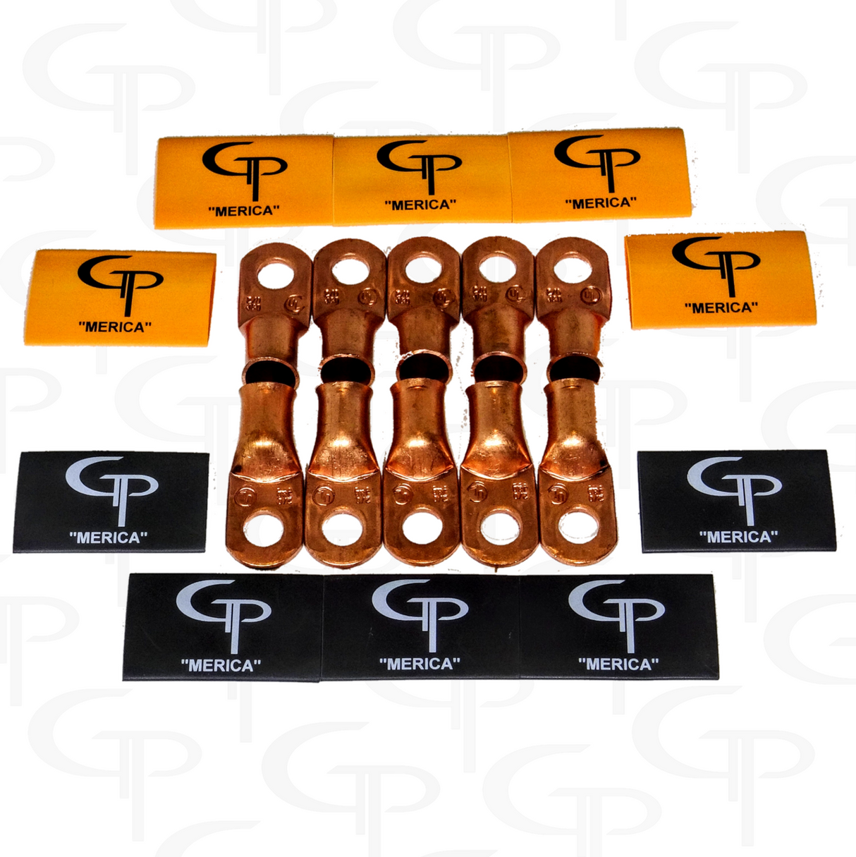 2/0 AWG COPPER LUGS & GP HEAT SHRINKS