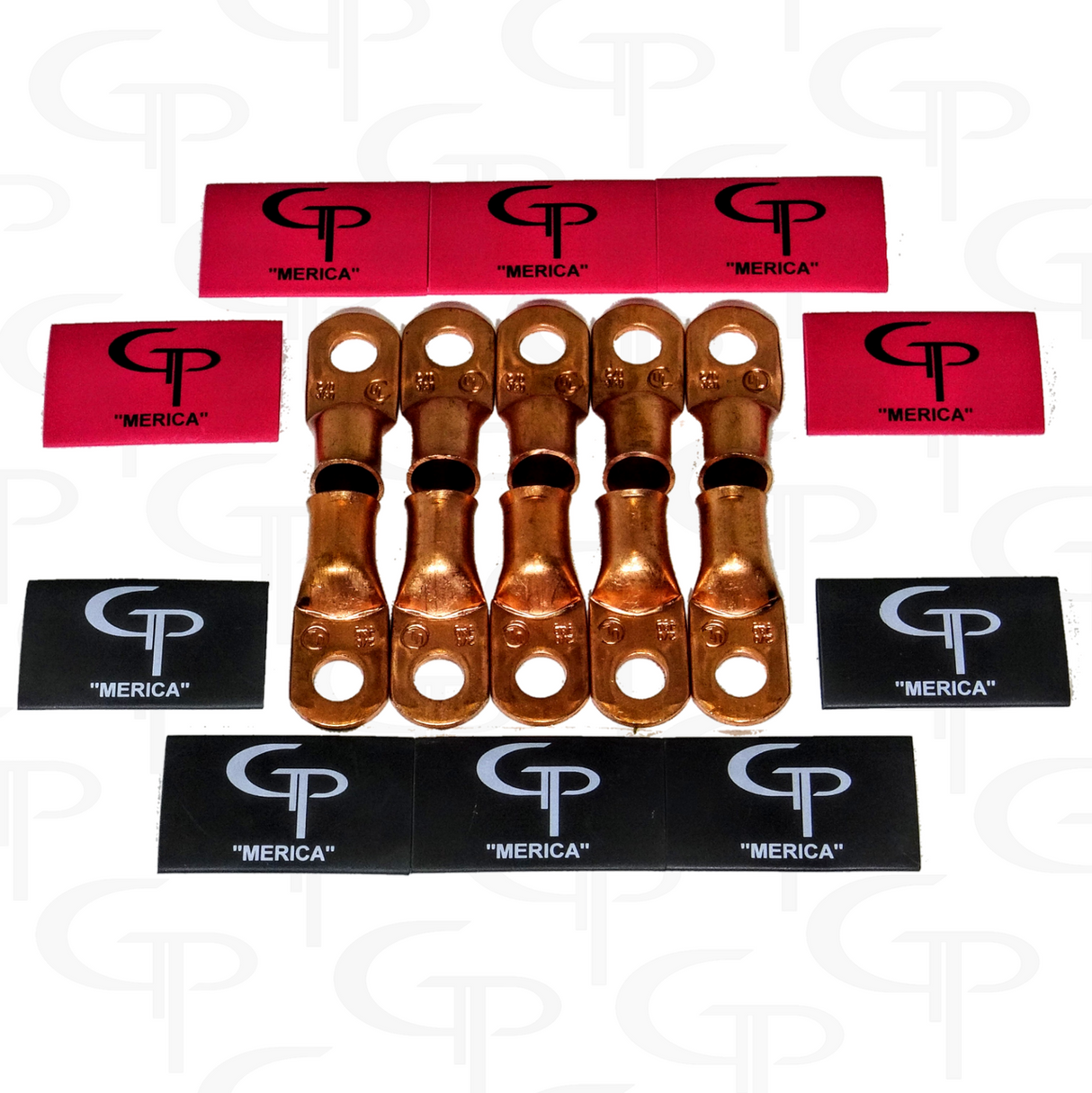 2/0 AWG COPPER LUGS & GP HEAT SHRINKS