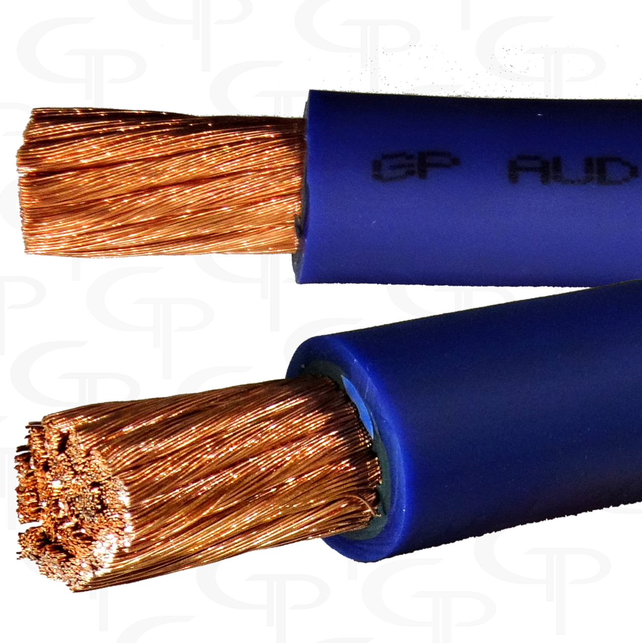 10x 1/0 AWG Copper Lugs With Orange & Black Heat Shrink Ring Terminals – GP AUDIO
