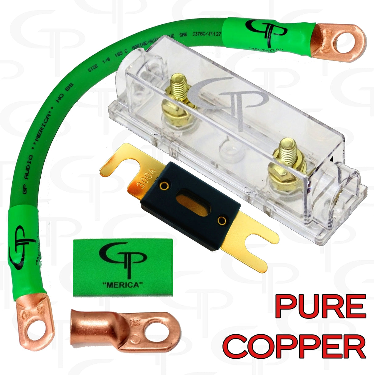 1/0 AWG GP INLINE ANL FUSE BLOCK INSTALL KIT