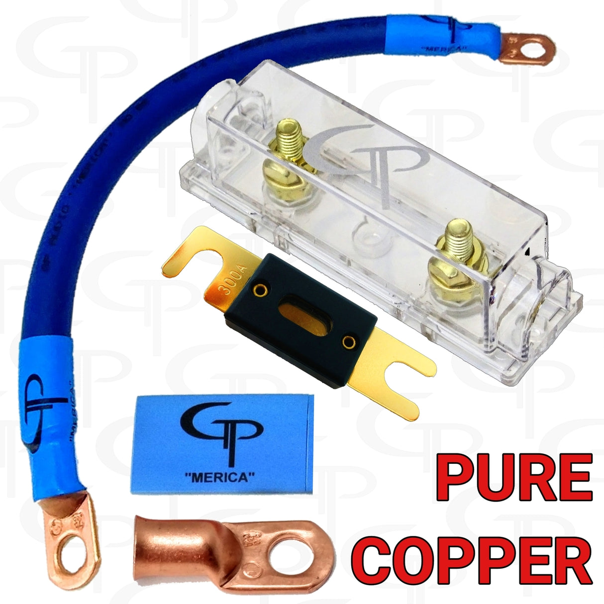 1/0 AWG GP INLINE ANL FUSE BLOCK INSTALL KIT