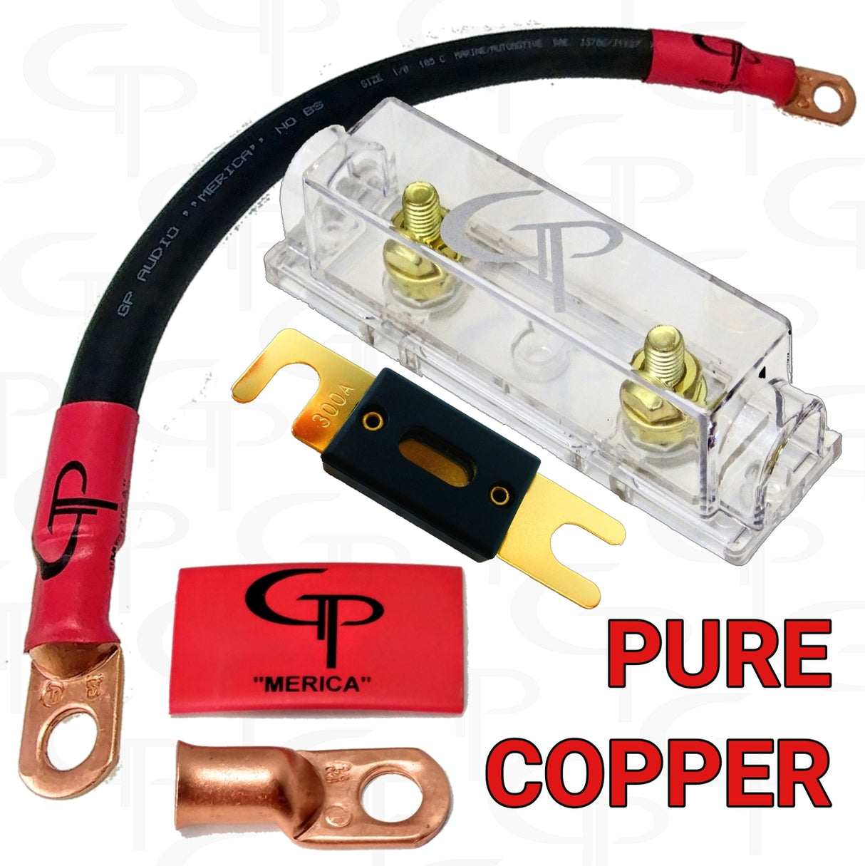 1/0 AWG GP INLINE ANL FUSE BLOCK INSTALL KIT